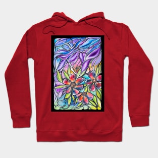 Floral painting Hoodie